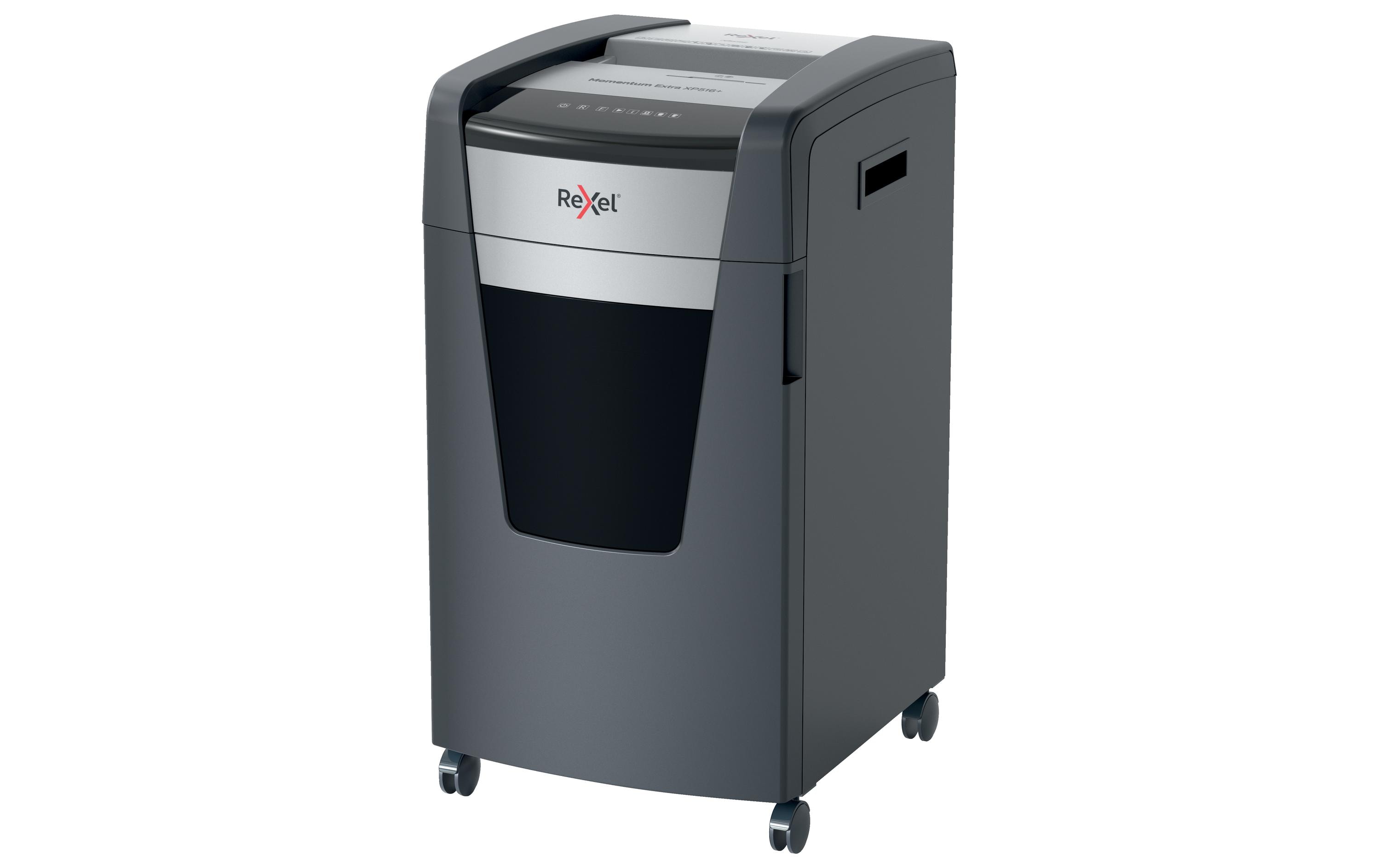 1396682_1 - Mediatech Rexel Aktenvernichter Momentum Extra XP516+ P-5, 16 Blatt, schwarz