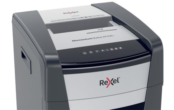 1396682_4 - Mediatech Rexel Aktenvernichter Momentum Extra XP516+ P-5, 16 Blatt, schwarz