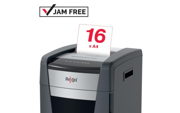 1396682_7 - Mediatech Rexel Aktenvernichter Momentum Extra XP516+ P-5, 16 Blatt, schwarz