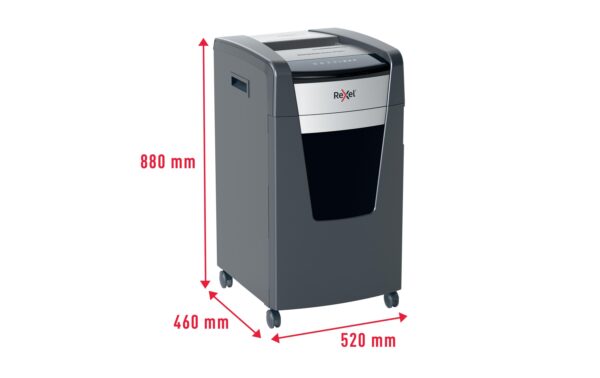 1396682_8 - Mediatech Rexel Aktenvernichter Momentum Extra XP516+ P-5, 16 Blatt, schwarz