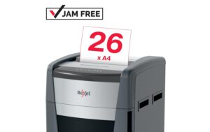 1396683_4 - Mediatech Rexel Aktenvernichter Momentum Extra XP426+ P-4, 26 Blatt, schwarz