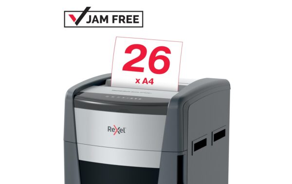 1396683_4 - Mediatech Rexel Aktenvernichter Momentum Extra XP426+ P-4, 26 Blatt, schwarz