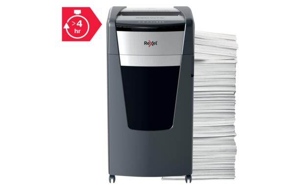 1396683_8 - Mediatech Rexel Aktenvernichter Momentum Extra XP426+ P-4, 26 Blatt, schwarz