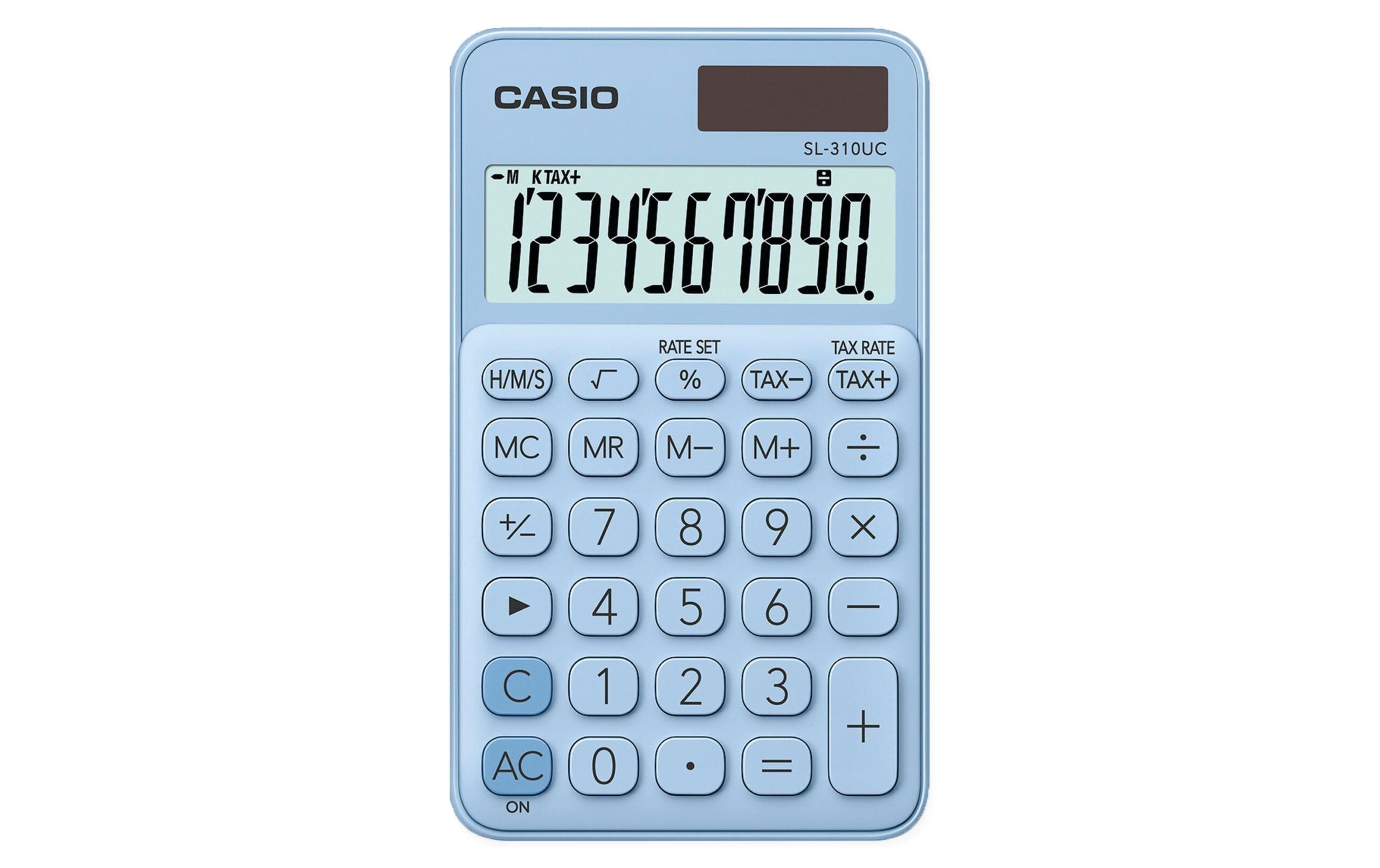 1397360 - Mediatech Casio Taschenrechner 10-stellig, hellblau kaufen Schweiz | Mediatech.ch