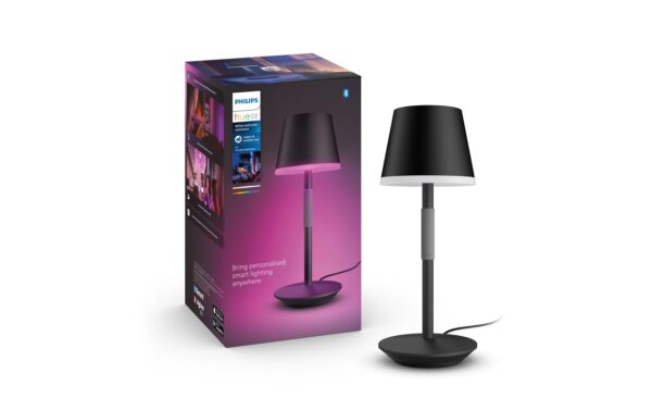 Philips Hue White & Color Ambiance Go, tragbare Leuchte schwarz