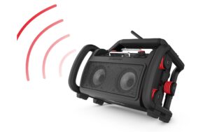 PERFECTPRO ROCKPRO, DAB+ Baustellenradio DAB+, BT, USB, inkl. Akku