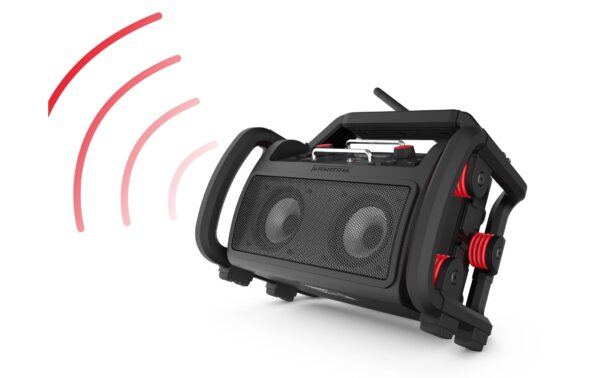 PERFECTPRO ROCKPRO, DAB+ Baustellenradio DAB+, BT, USB, inkl. Akku