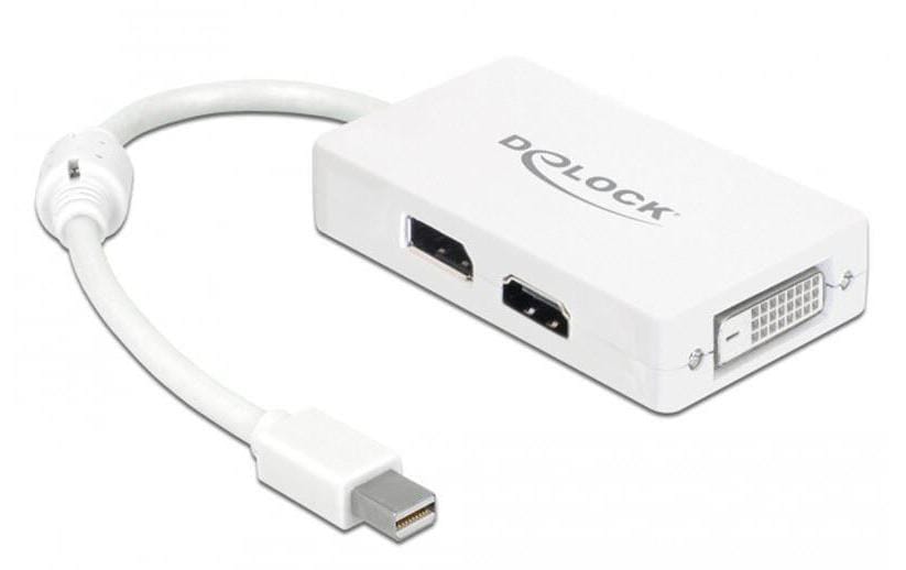 139838 - Mediatech Delock Monitoradapter Mini-DP zu HDMI/DVI/DP für MAC Notebook mit Mini-Displayport kaufen | Mediatech.ch