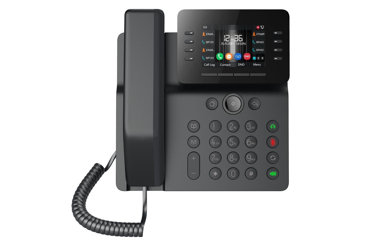 1399729_1 - Mediatech Fanvil V64 Prime Business Phone Schwarz SIP-Tischtelefon