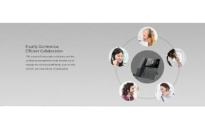 1399729_3 - Mediatech Fanvil V64 Prime Business Phone Schwarz SIP-Tischtelefon