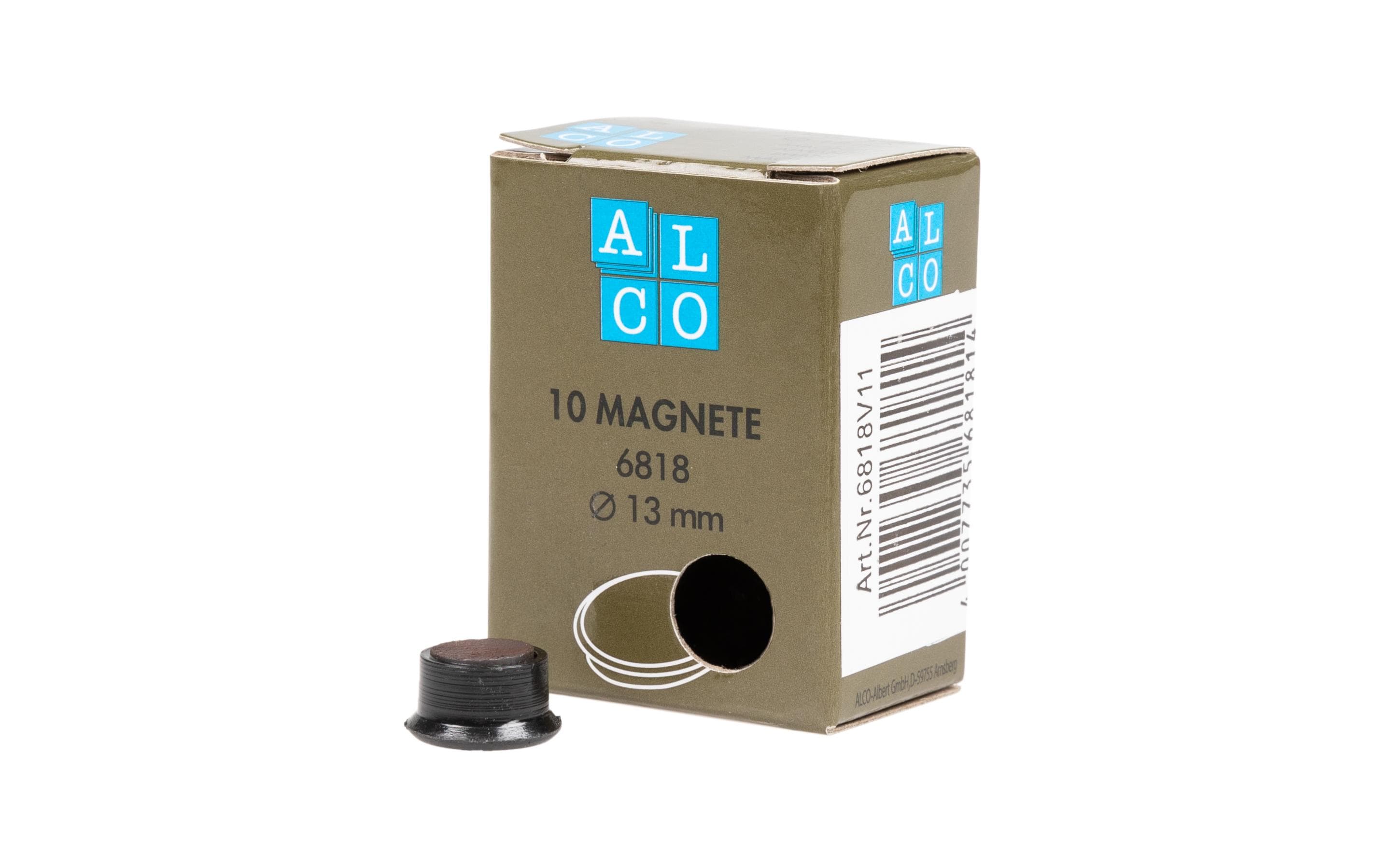1401175 - Mediatech Alco Haftmagnet 10 Stück 13x7mm, schwarz kaufen Schweiz | Mediatech.ch