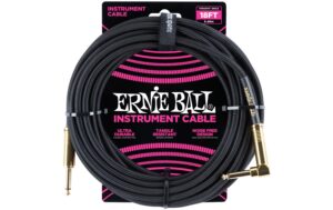 Ernie Ball 6086 Kabel, 5.48 m, schwarz, Gewebe