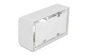 Delock Aufputzgehäuse für Easy 45 Module 152x82mm, weiss