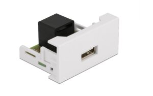 1404570 - Mediatech Delock Easy 45 Modul 22.5x45mm USB 2.0 Typ-A Buchse zu RJ45 Buchse kaufen Schweiz | Mediatech.ch