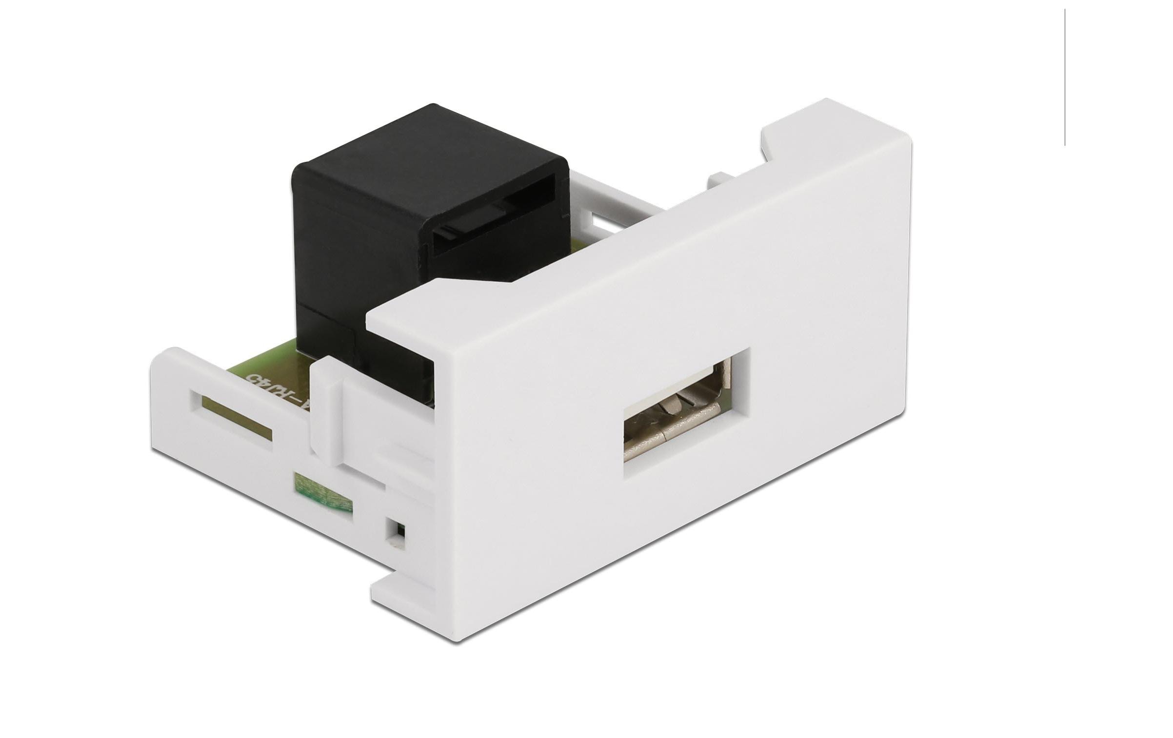 1404570 - Mediatech Delock Easy 45 Modul 22.5x45mm USB 2.0 Typ-A Buchse zu RJ45 Buchse kaufen Schweiz | Mediatech.ch