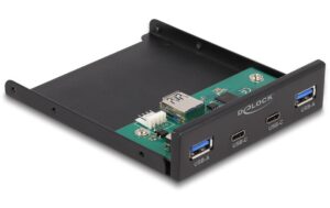 1406615_1 - Mediatech Delock USB Hub Front Panel 64155 2 x USB Type-C + 2 xUSB Typ-A