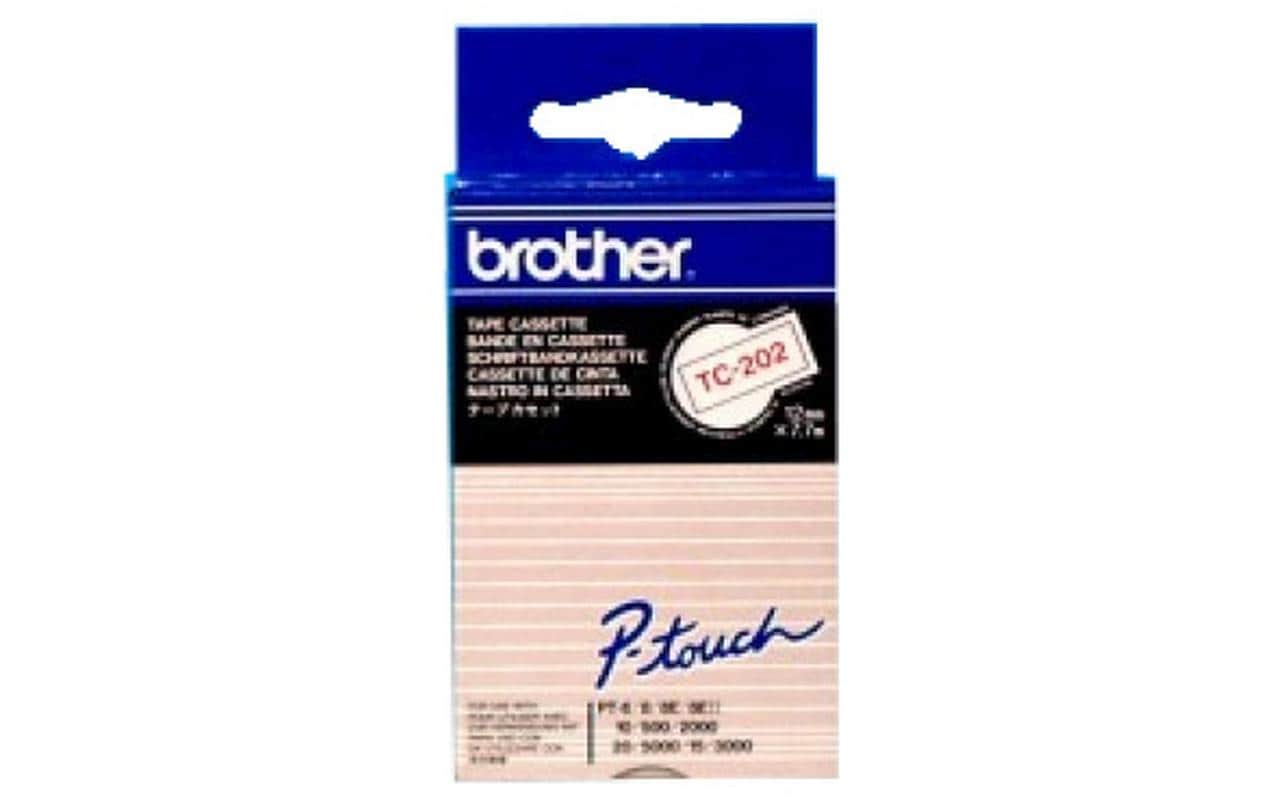 1407732 - Mediatech Brother P-Touch Schriftb TC, 12 mm Band weiss, Schrift rot kaufen Schweiz | Mediatech.ch