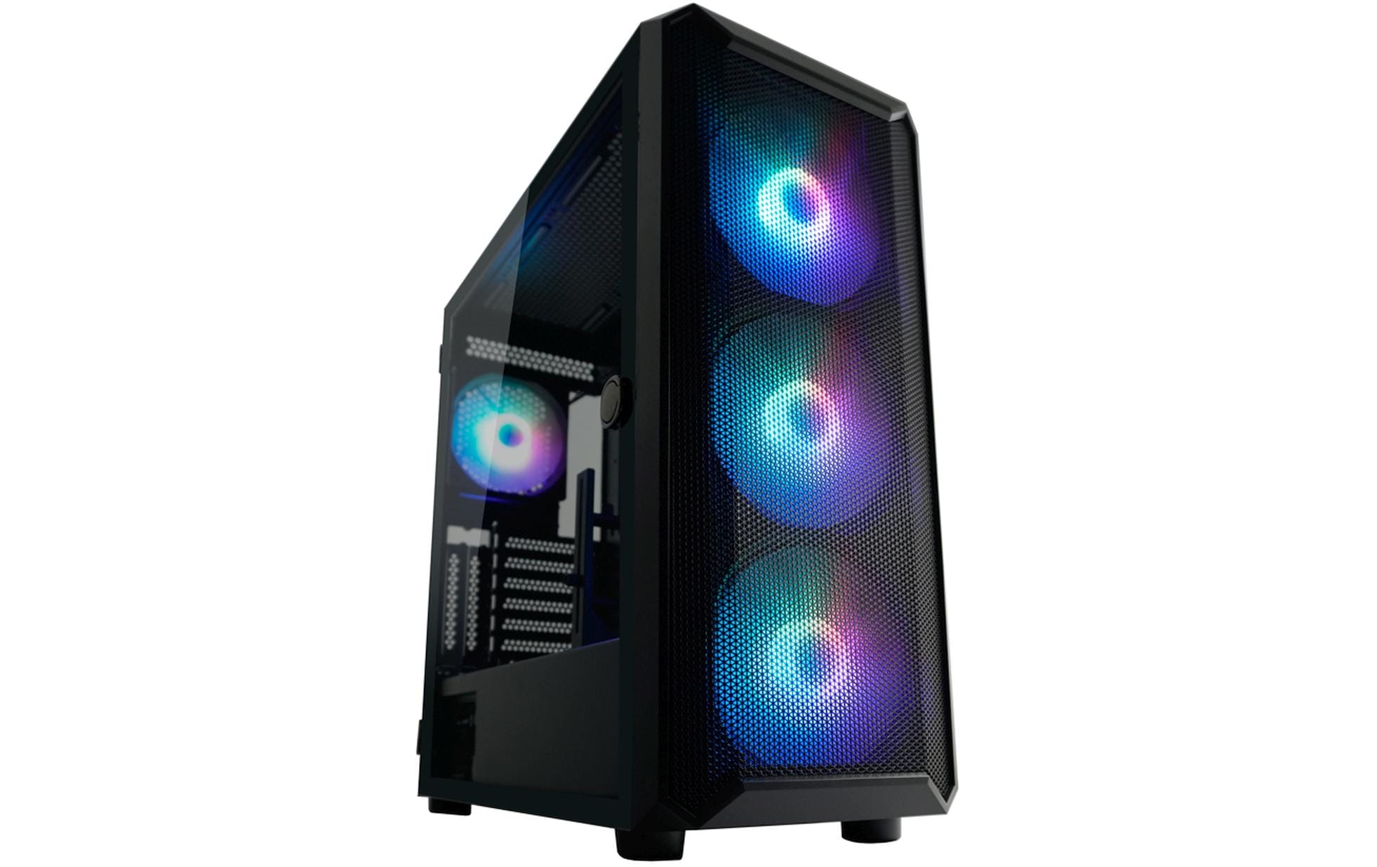 1408417 - Mediatech Lc-Power Midi Tower LC-804B-ON 3x 3.5. 1x 2.5 intern kaufen Schweiz | Mediatech.ch