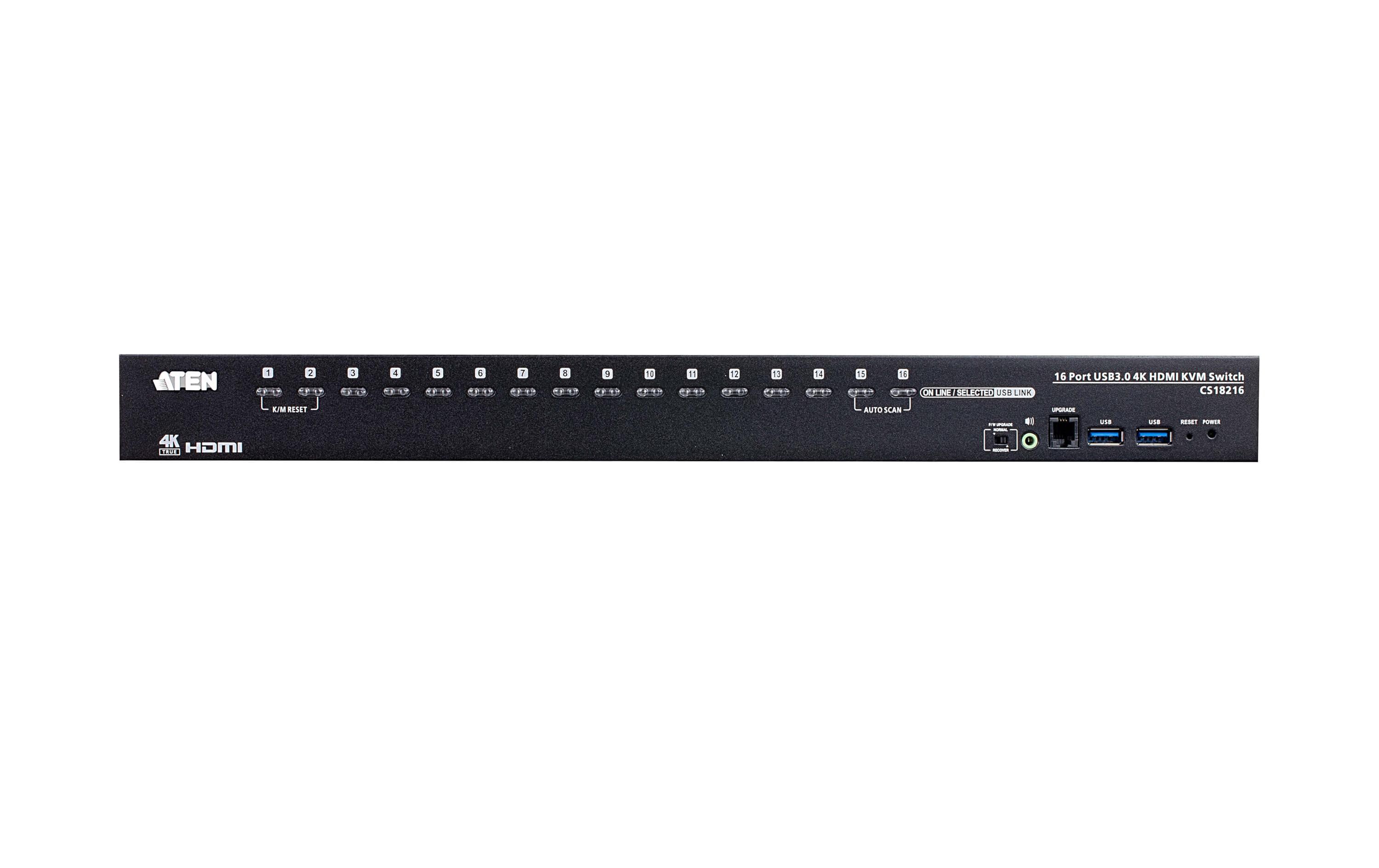 1411464_1 - Mediatech Aten CS18216 16-Port USB KVM Switch USB 3.0, 16-Port, HDMI