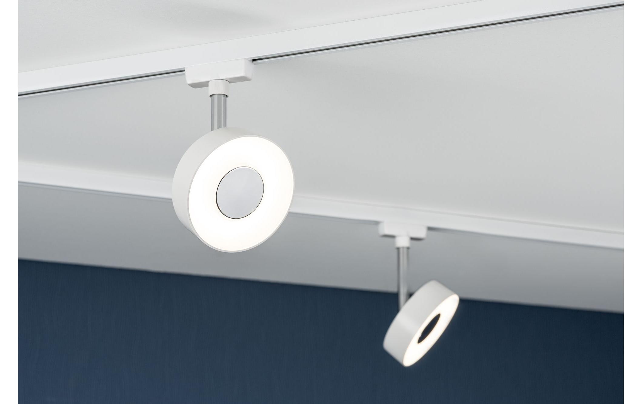 1415798_1 - Mediatech Paulmann Urail LED Spot Circle 1x5W, 230V, Weiss