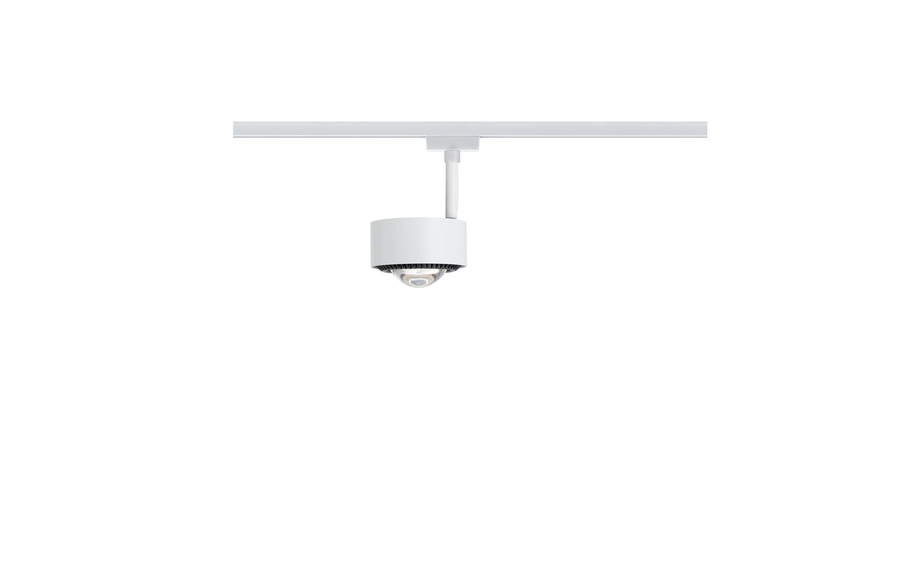 1415813_1 - Mediatech Paulmann URail Spot Aldan II 1x9W, 230V, Weiss, Schwarz, 2700K, dimmbar
