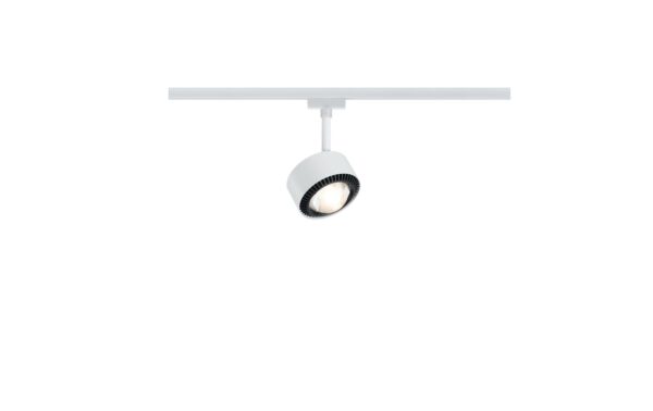1415813_2 - Mediatech Paulmann URail Spot Aldan II 1x9W, 230V, Weiss, Schwarz, 2700K, dimmbar