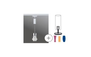 1415815_2 - Mediatech Paulmann Urail 2Easy Basic Pendel max 1x20W,230V, E27 Weiss, Chrom