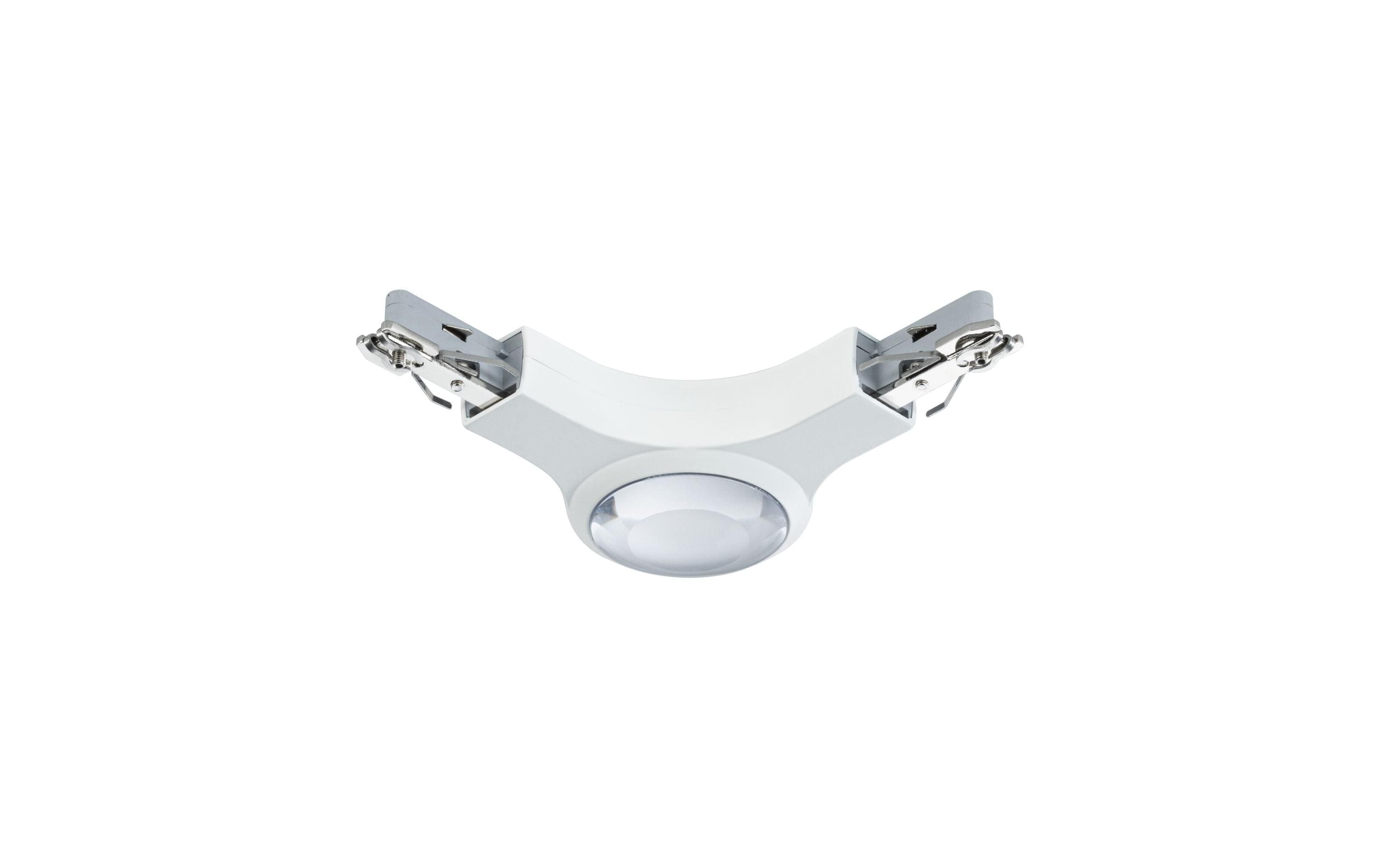 1415822 - Mediatech Paulmann URail LED L-Verbinder 1x5,8W, 230V, Weiss, dimmbar