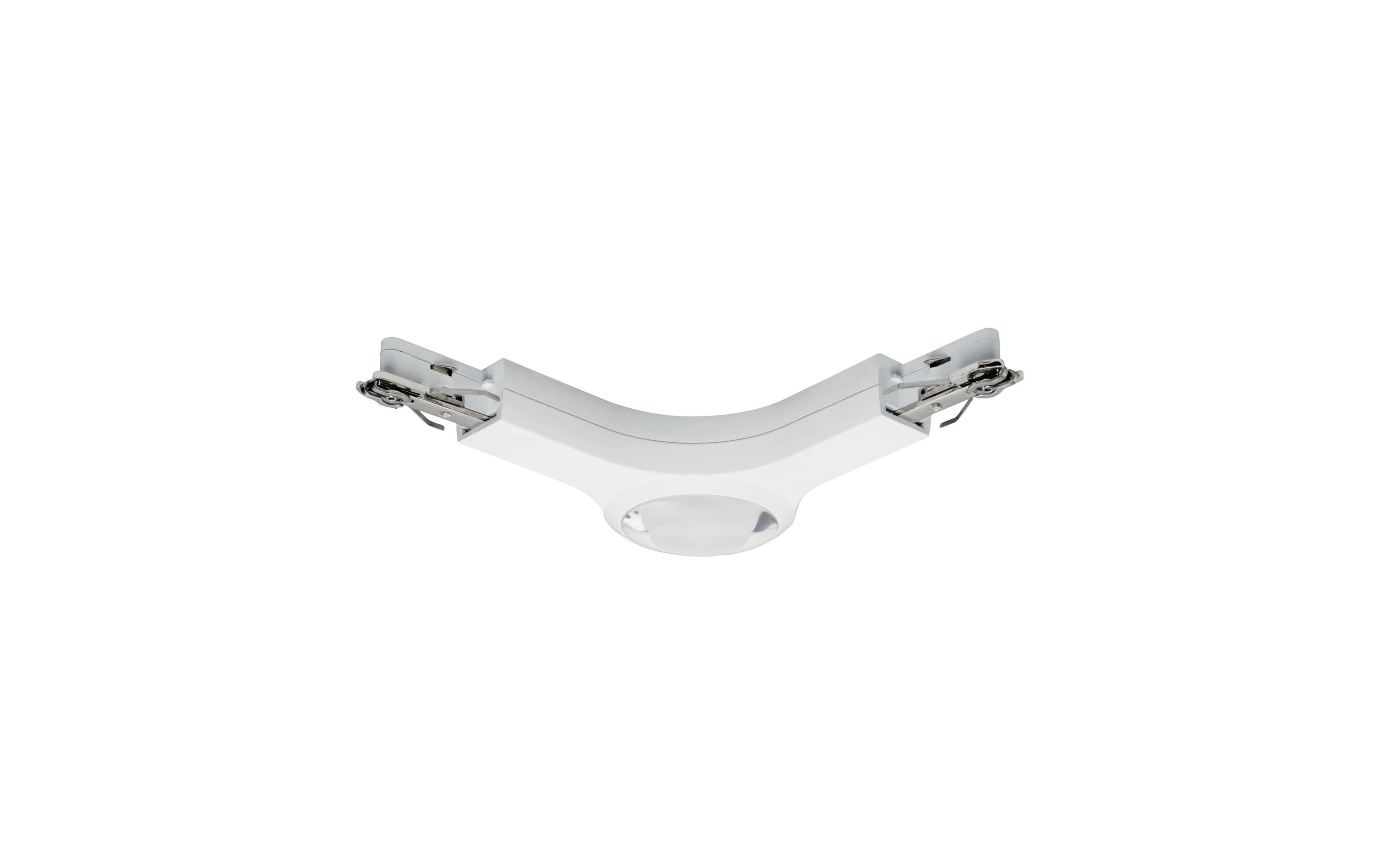 1415822_1 - Mediatech Paulmann URail LED L-Verbinder 1x5,8W, 230V, Weiss, dimmbar