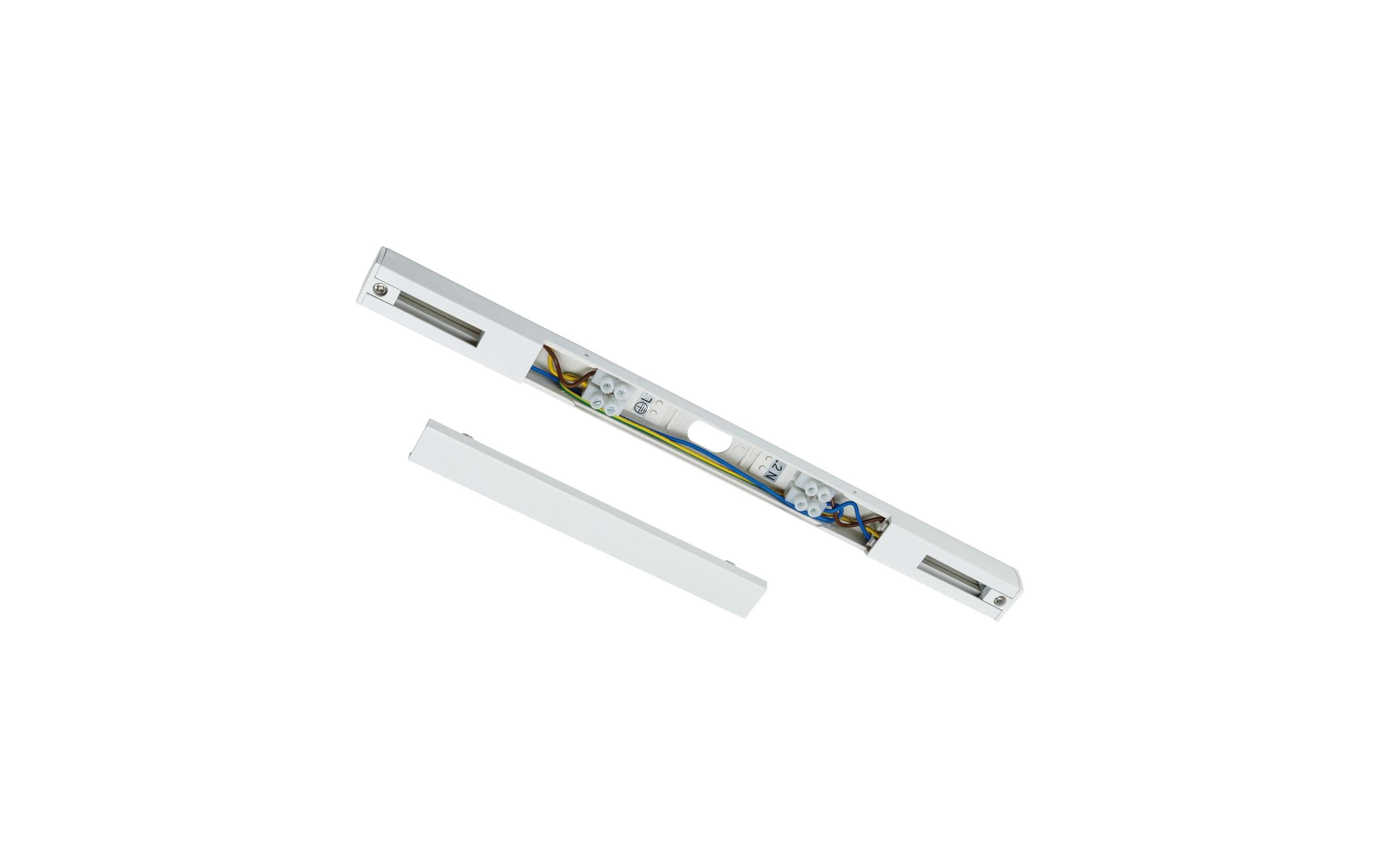 1415852_1 - Mediatech Paulmann URail Middle-Feed 3/4/5-adrig max. 1000W, 230V, Weiss, separat schaltbar