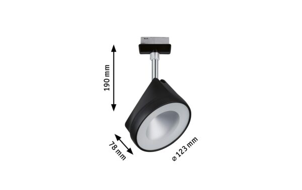 1416036_6 - Mediatech Paulmann URail Spot Arena 1x15W schwarz matt 230V 4000K dimmbar