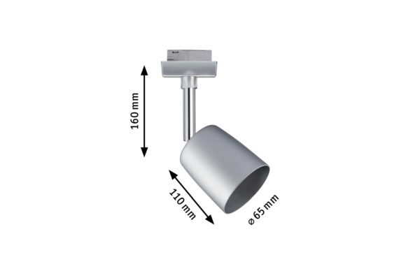 1416239_3 - Mediatech Paulmann URail System Spot Cover max. 1x10W GU10 Chrom matt/Chrom 230V