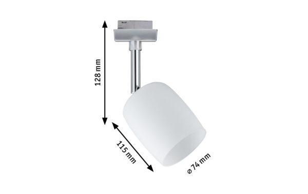 1416240_3 - Mediatech Paulmann URail System Spot Blossom max. 1x10W G9 Chrom matt/Satin 230V