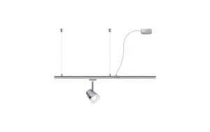 Paulmann URail Cable Feed Suspen Rail Chrom matt max. 1000W 2000mm 230V