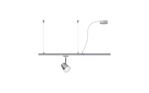 Paulmann URail Cable Feed Suspen Rail Chrom matt max. 1000W 2000mm 230V