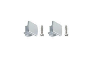 1416261 - Mediatech Paulmann URail Universal Endcap 2er Pack Chrom matt Kunststoff