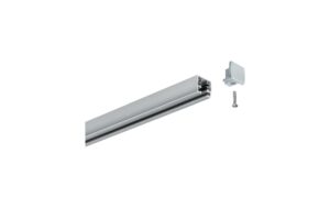 1416261_1 - Mediatech Paulmann URail Universal Endcap 2er Pack Chrom matt Kunststoff