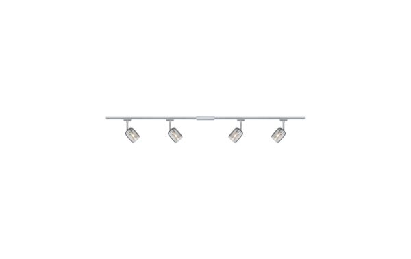 Paulmann URail Set Blossom 4x max.10W G9 Chrom matt/Chrom/Rauch 230V
