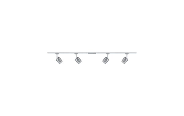 Paulmann URail Set Blossom 4x max.10W G9 Chrom matt/Chrom/Rauch 230V