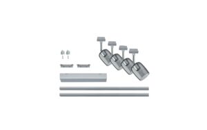 Paulmann URail Set Blossom 4x max.10W G9 Chrom matt/Chrom/Rauch 230V