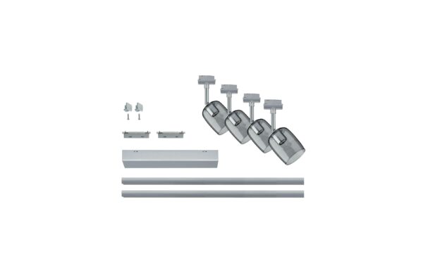 Paulmann URail Set Blossom 4x max.10W G9 Chrom matt/Chrom/Rauch 230V