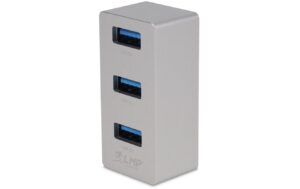 LMP USB-C Tiny Hub, 3x USB-A, Silber Aluminium, für iMac 24 M1 (2021)l kaufen Schweiz | Mediatech.ch