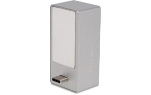 LMP USB-C Tiny Hub, 3x USB-A, Silber Aluminium, für iMac 24 M1 (2021)l