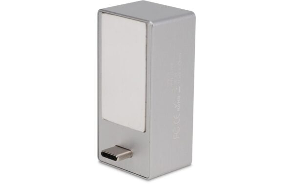 LMP USB-C Tiny Hub, 3x USB-A, Silber Aluminium, für iMac 24 M1 (2021)l
