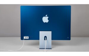 LMP USB-C Tiny Hub, 3x USB-A, Silber Aluminium, für iMac 24 M1 (2021)l