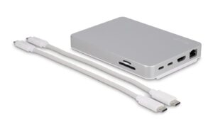 LMP USB-C DuoDock 9-Port & NVMe Storage USB-A, USB-C, HDMI, Gigabit, SD- / microSD
