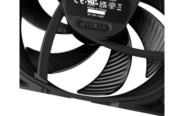 1417426_3 - Mediatech Gehäuselüfter BQ! Sil. Wings Pro 4 14CM PWM 140x140x25mm, 12V, 36.8dBA