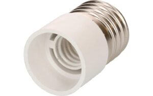 Max Hauri Lampenfassung Adapter weiss, E27 auf E14