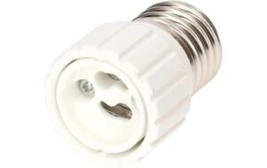 Max Hauri Lampenfassung Adapter weiss, E27 auf GU10