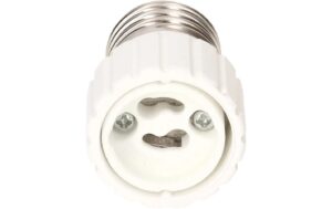 1417785_1 - Mediatech Max Hauri Lampenfassung Adapter weiss, E27 auf GU10